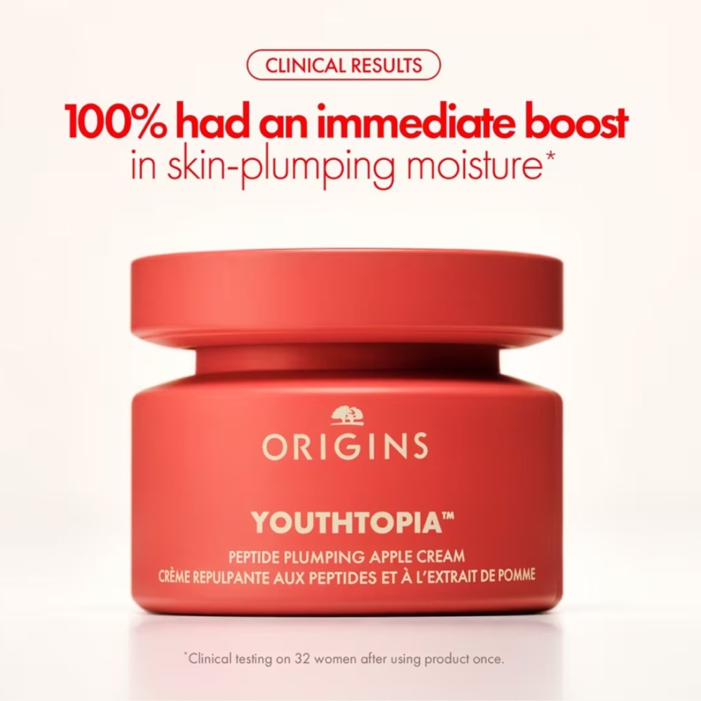 Origins Youthtopia Peptide Plumping Apple Cream x 2 - Brand New In Box - Picture 2 of 15